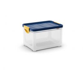 Kis Clipper Box M průhledný-modré víko, 20l