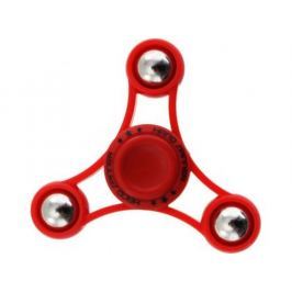 Fidget Spinner Gyro s kuličkami antistresová vychytávka červený 6,5 x 6,5 cm