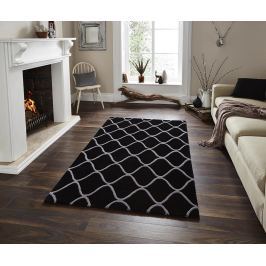 Koberec Elements Black 150x230 cm