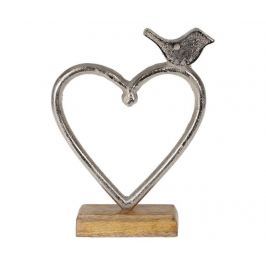 Dekorace Birdy Heart M
