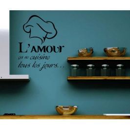 Nálepka L'amour se cuisine tous les jours