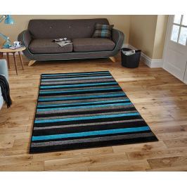 Koberec Calliope Black Blue 120x170 cm