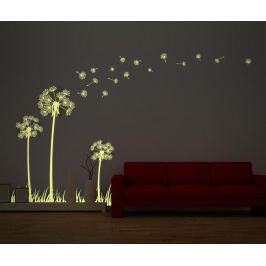 Fosforeskující samolepka Dandelion