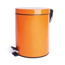 Odpadkový koš s víkem a pedálem Complete Orange 12 L