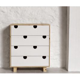 Komoda House Natural White