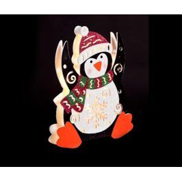 Světelná dekorace Happy Penguin