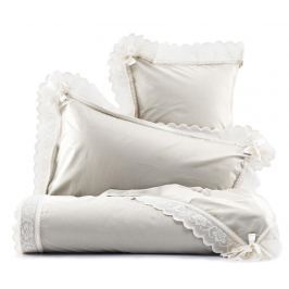 Sada prostěradlo a 2 povlaky na polštáře Double Extra Percale Burrato Butter