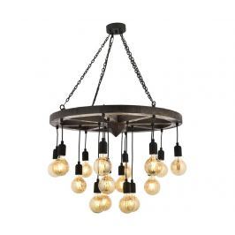Závěsná lampa Quinn Black Supreme