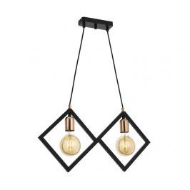 Závěsná lampa Bailey Black Two