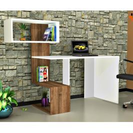 Psací stůl Andu Walnut White