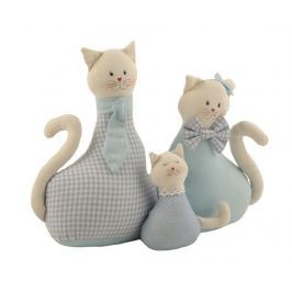 Dveřní zarážka Cat Family Blue