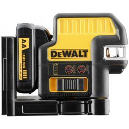 Křížový laser s olovnicí 10,8 V DeWalt, červený paprsek bez baterie