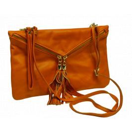 Malé kožené psaníčko Maida Arancio