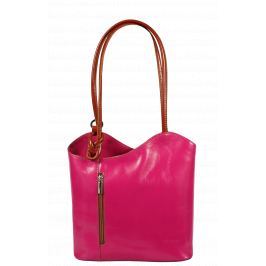 Kabelka batůžek Clarise Fuxia Camel