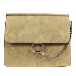 Béžová kožená kabelka Pierre Cardin 1538 Sfera Beige